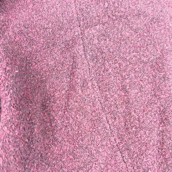 Free People Sweater Womens Large Purple Wool Blend Mock Neck Boxy Oversized Fit - Picture 9 of 10